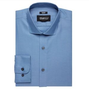 Awearness Kenneth Cole Sky Blue Dress Shirt